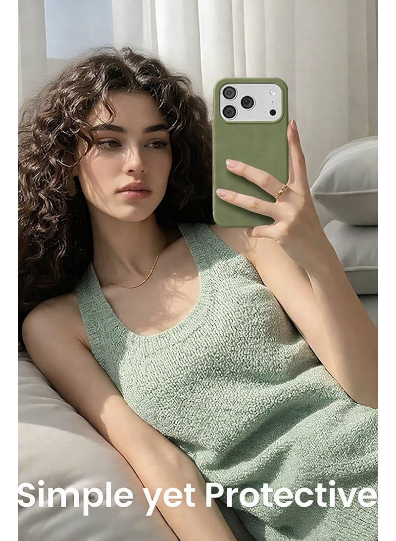 Mida iPhone 17 Pro Max Silicone Case Cover, full body protection case with a soft silky feel, shockproof cover with microfiber lining - Image 4